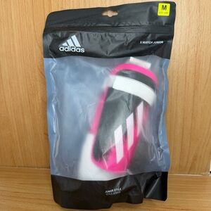 Adidas Junior X Match Shinguards Pink Black White Size M